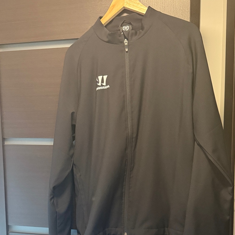 Warrior Black Windbreaker Jacket for Men